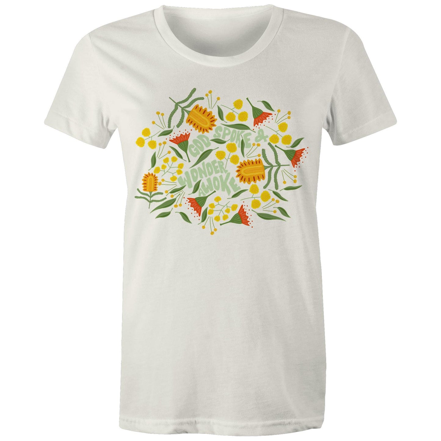 Wonder Awoke Blooms - Women's Staple Tee