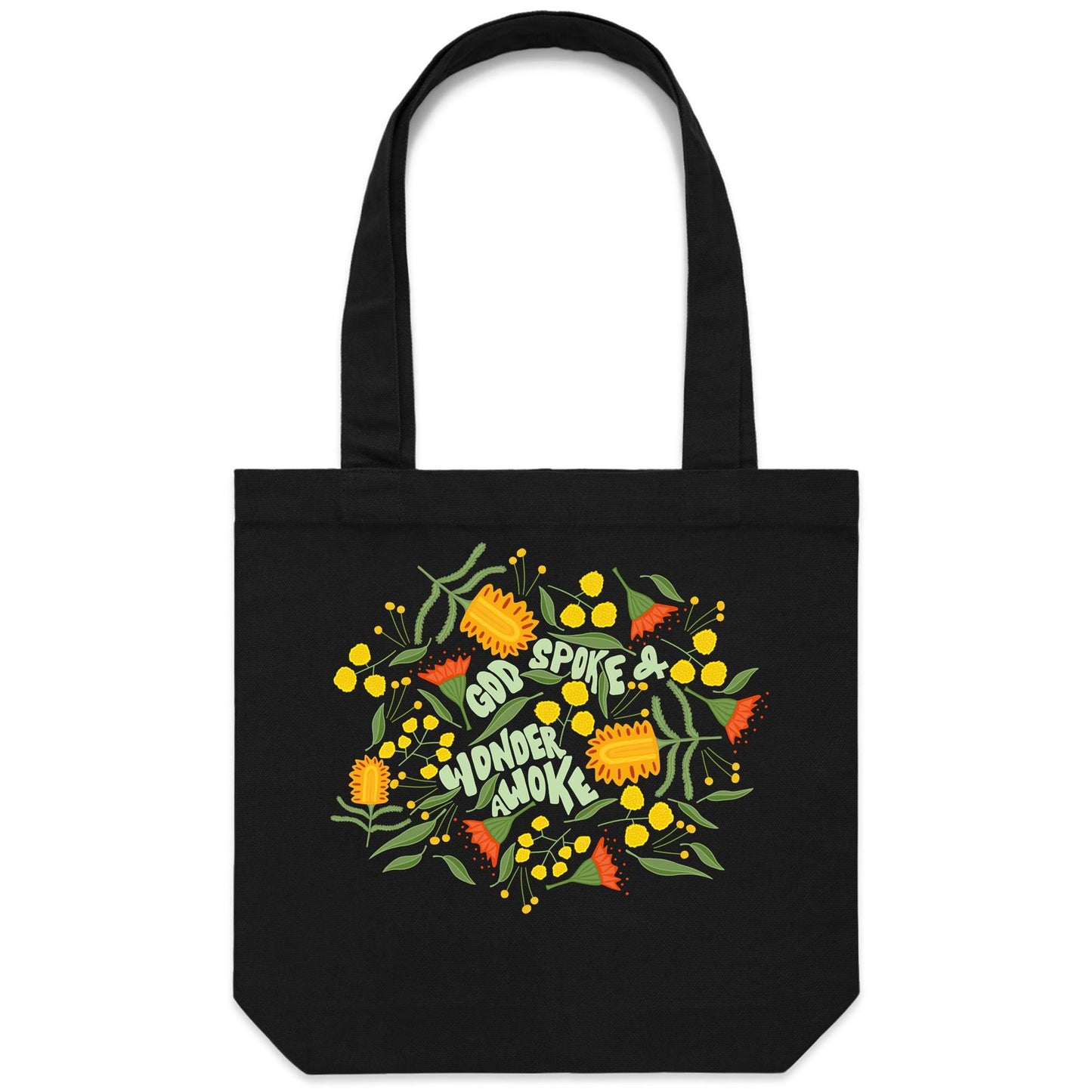 Wonder Awoke Blooms - Canvas Tote Bag