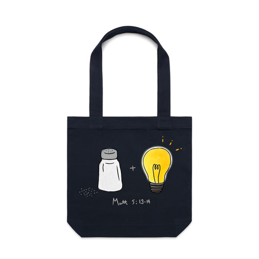 Salt + Light - Canvas Tote Bag