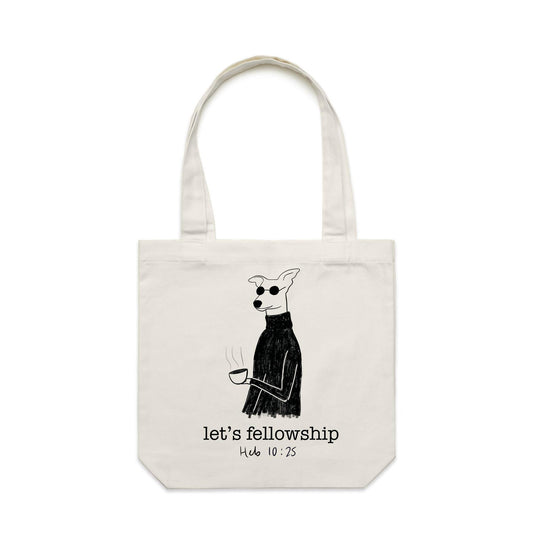 Let's Fellowship - Canvas Tote Bag