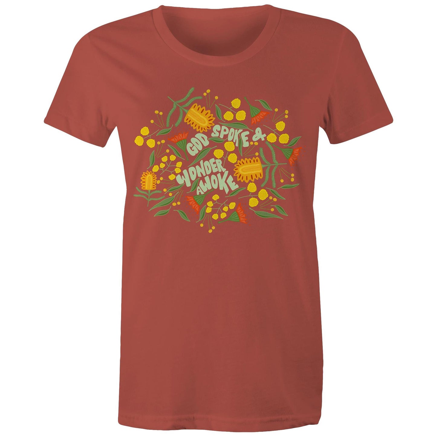Wonder Awoke Blooms - Women's Staple Tee