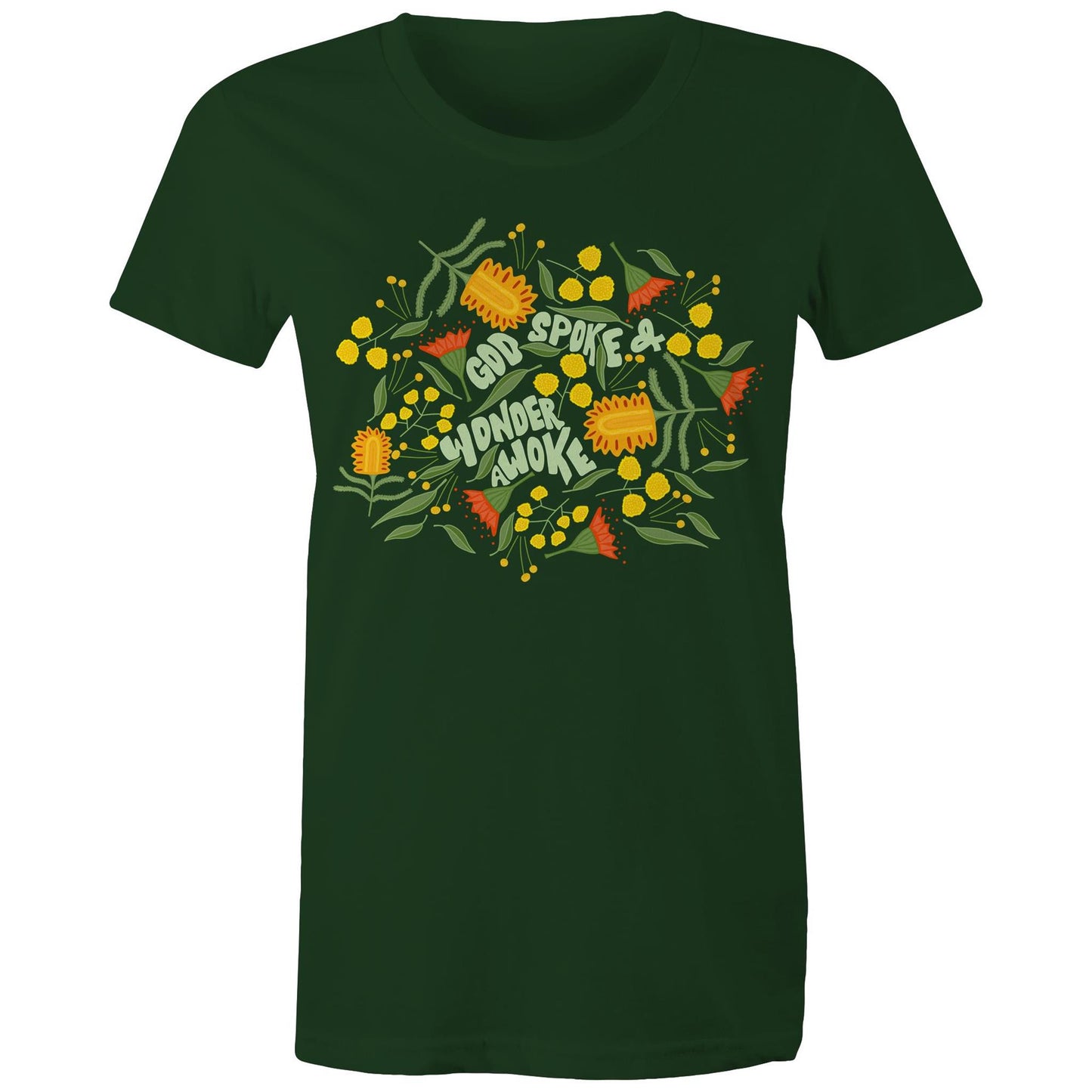 Wonder Awoke Blooms - Women's Staple Tee