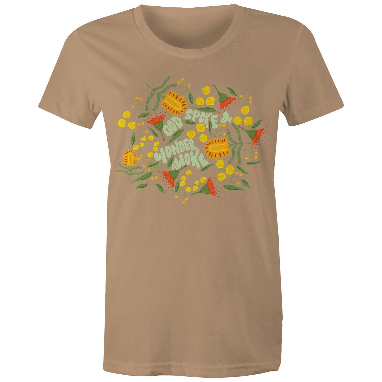 Wonder Awoke Blooms - Women's Staple Tee