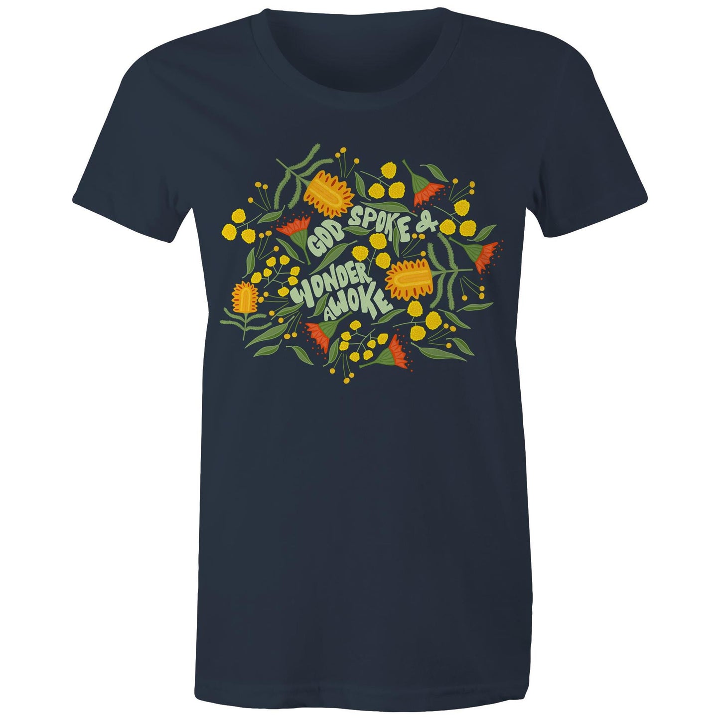Wonder Awoke Blooms - Women's Staple Tee