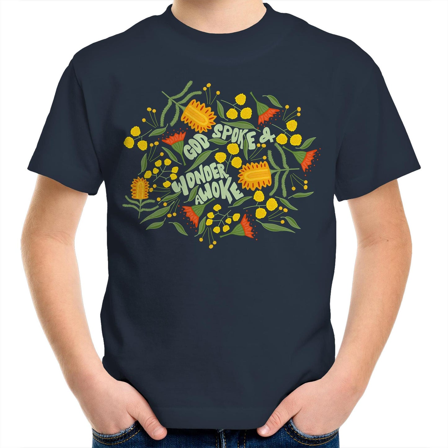 Wonder Awoke Blooms - Kids Tee