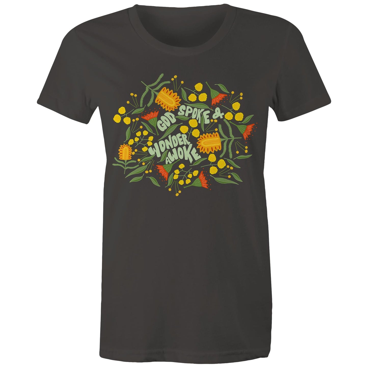 Wonder Awoke Blooms - Women's Staple Tee