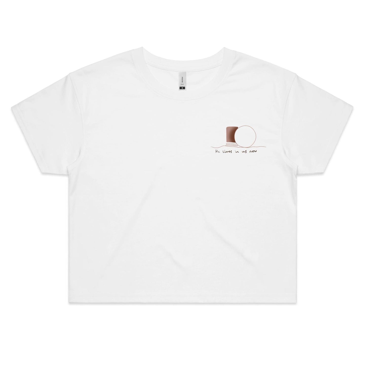 Christ In Us - Women's Crop Tee