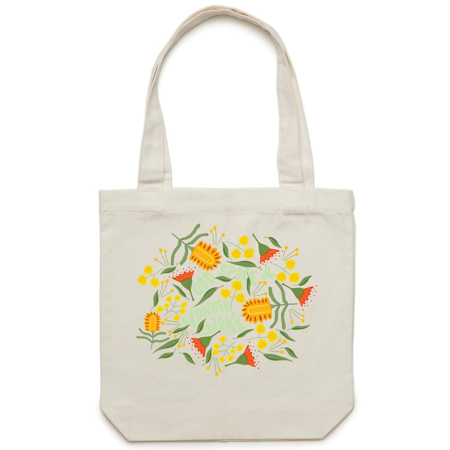 Wonder Awoke Blooms - Canvas Tote Bag