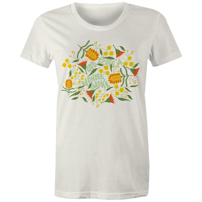 Wonder Awoke Blooms - Women's Staple Tee