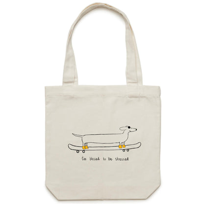 Too Blessed - Canvas Tote Bag