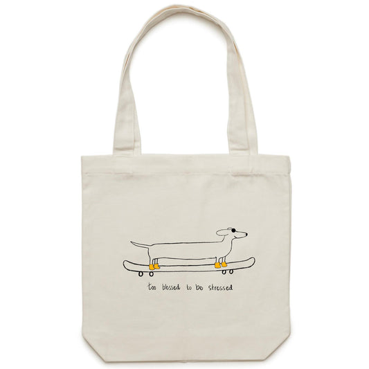 Too Blessed - Canvas Tote Bag