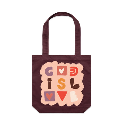 Love - Canvas Tote Bag