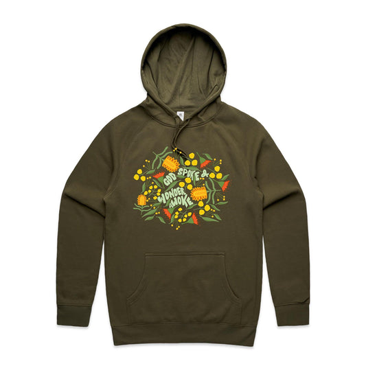 Wonder Awoke Blooms - Men's Hoodie