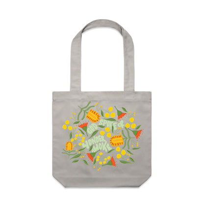 Wonder Awoke Blooms - Canvas Tote Bag