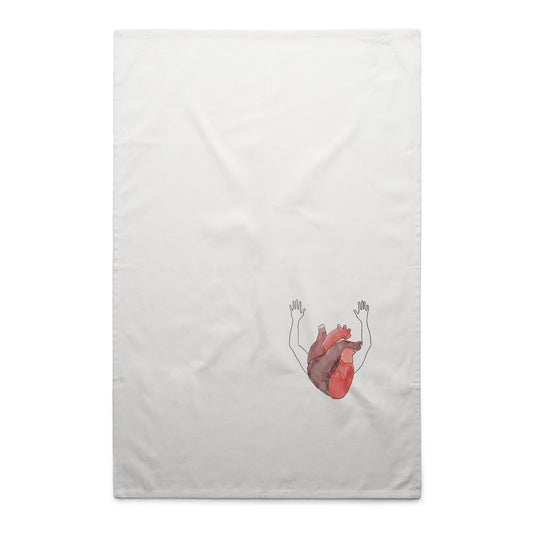 Heart + Arms of Worship -Tea Towel