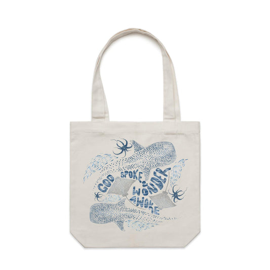 Wonder Awoke Oceans - Canvas Tote Bag