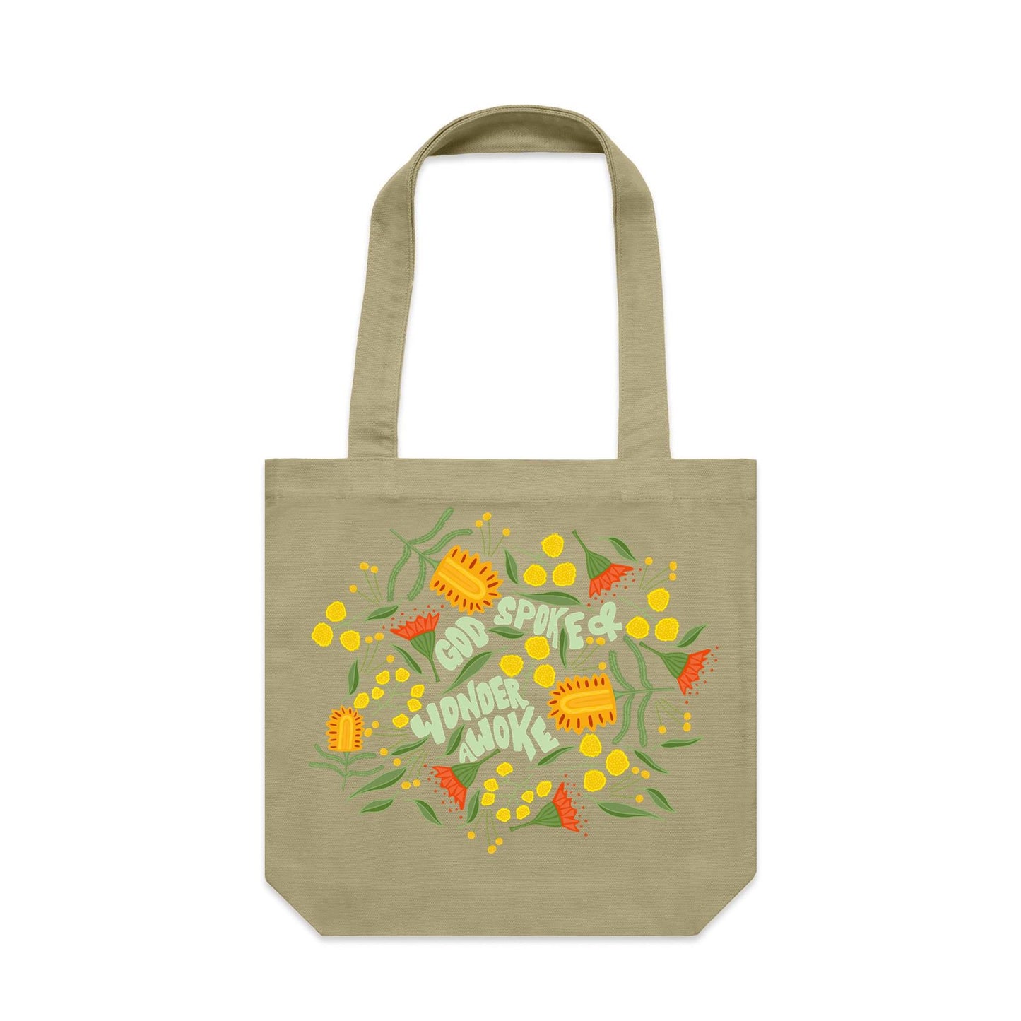 Wonder Awoke Blooms - Canvas Tote Bag