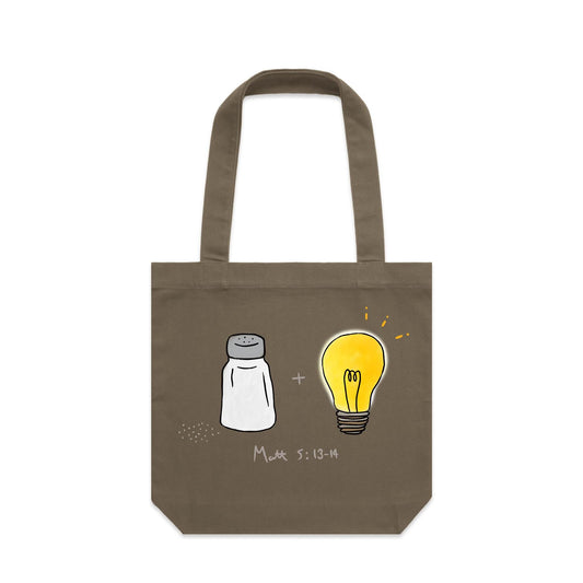 Salt + Light - Canvas Tote Bag