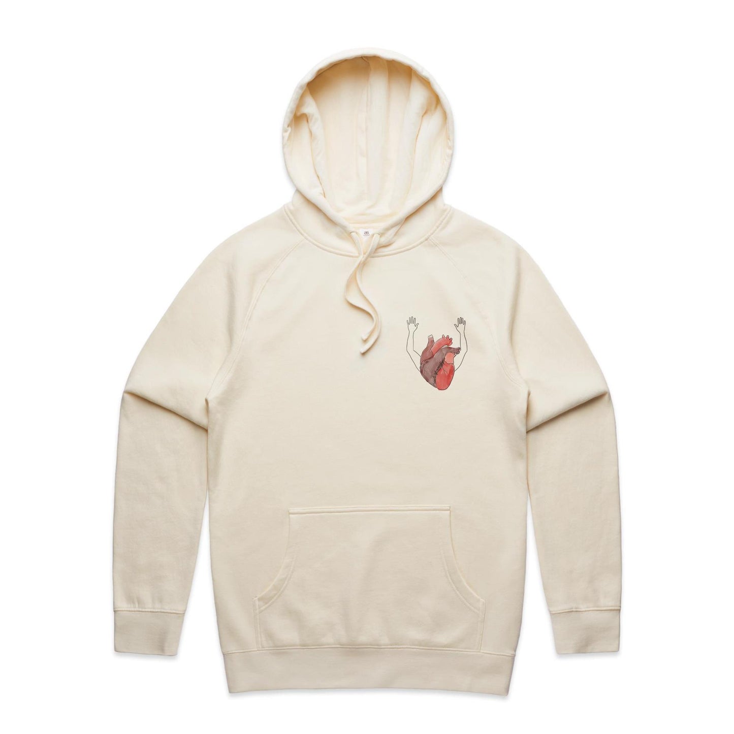 Heart + Arms of Worship - Men's Hoodie