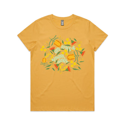Wonder Awoke Blooms - Women's Staple Tee