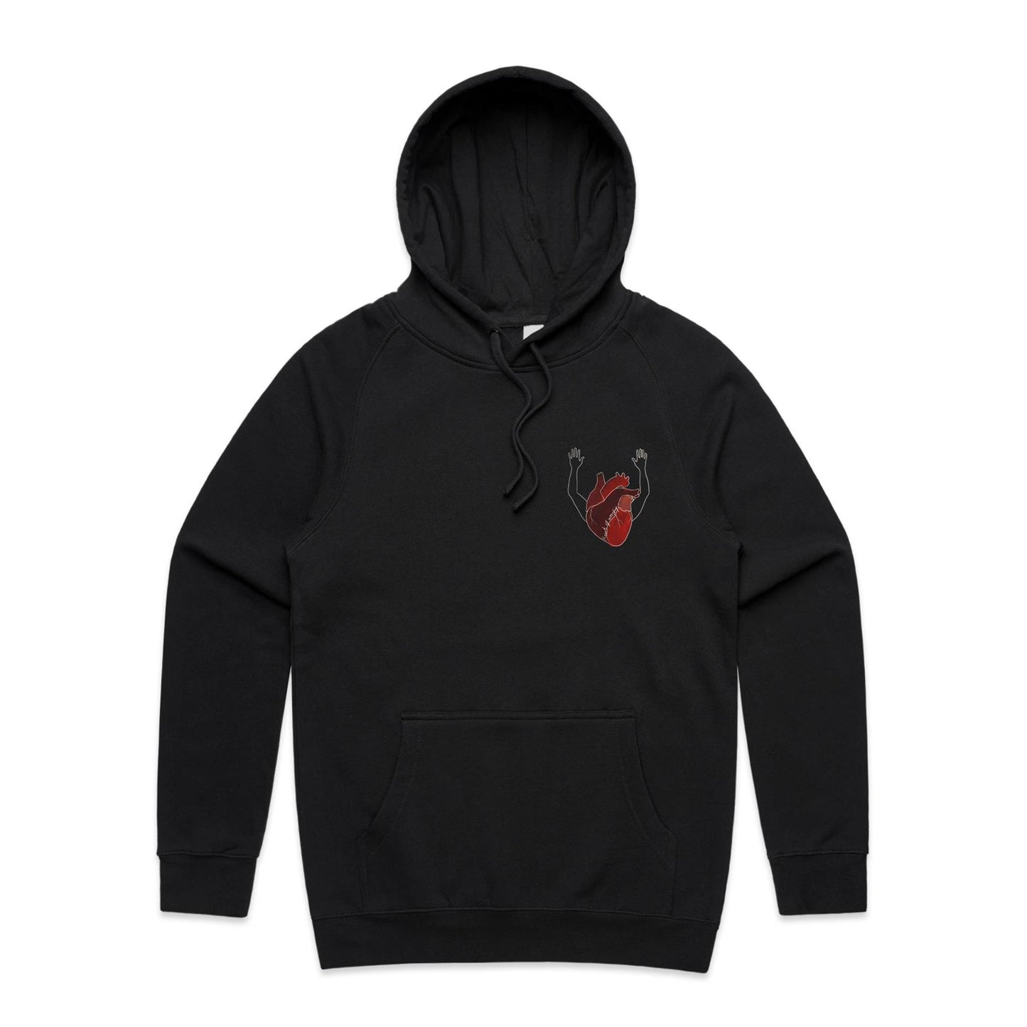 Heart + Arms of Worship - Men's Hoodie