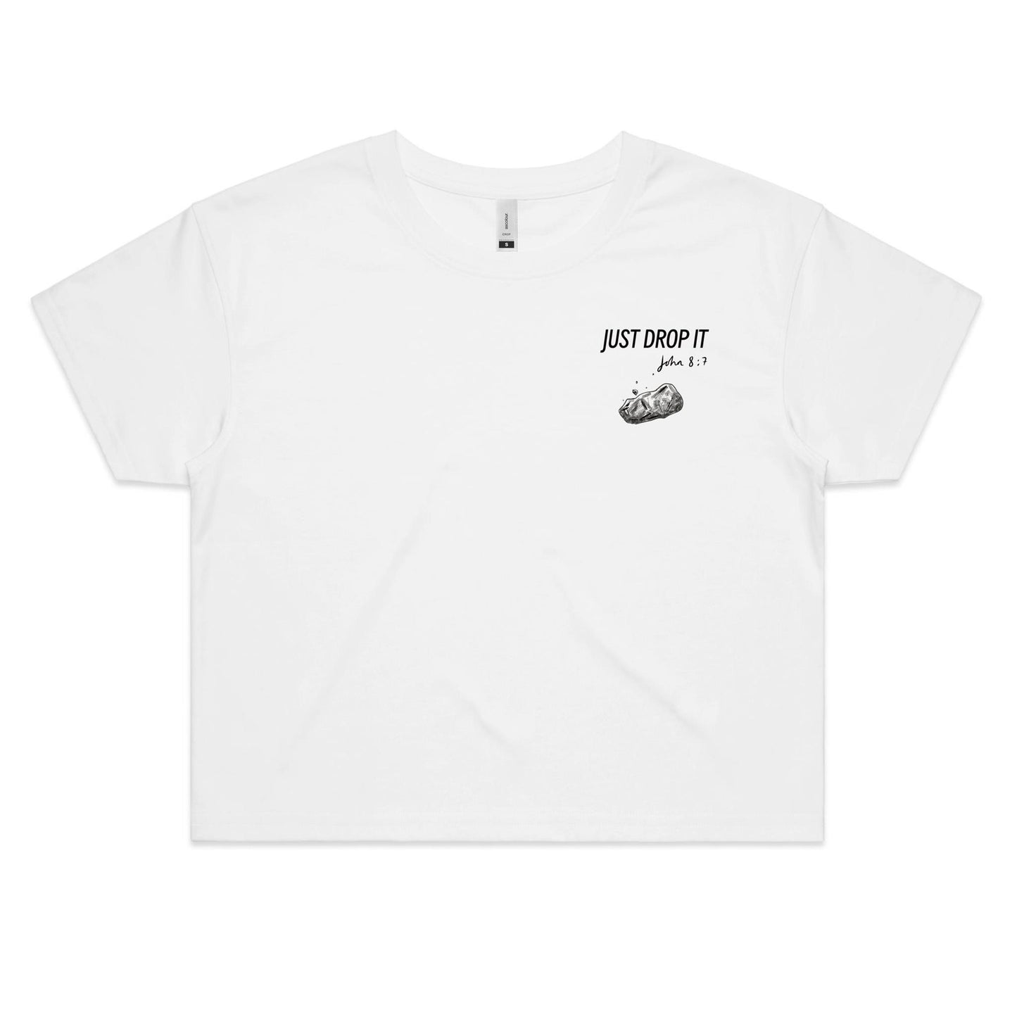 Just Drop It - Women's Crop Tee