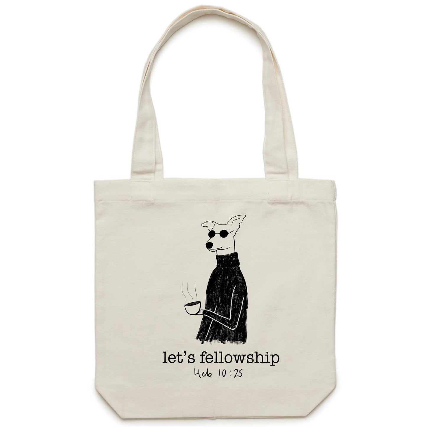 Let's Fellowship - Canvas Tote Bag