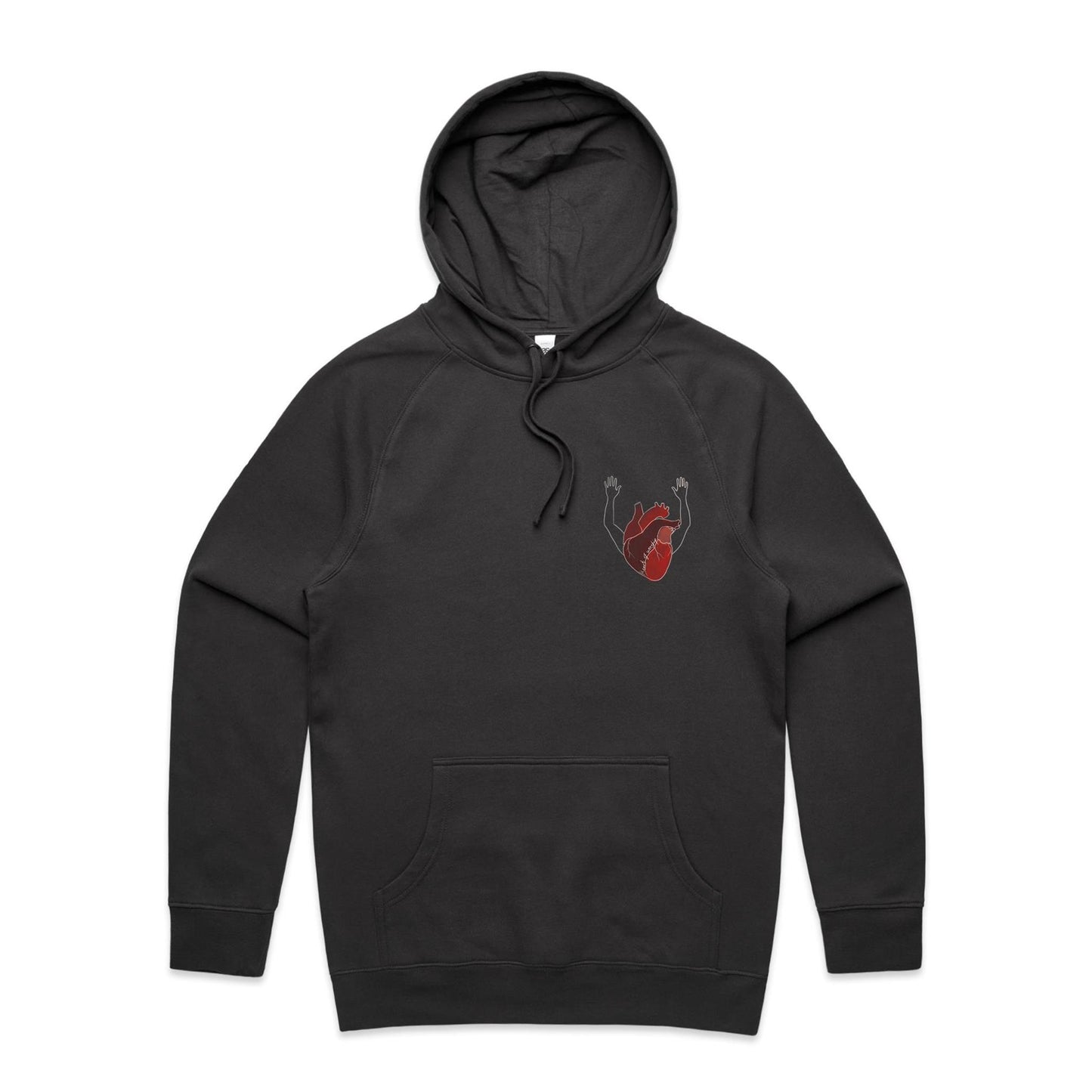 Heart + Arms of Worship - Men's Hoodie