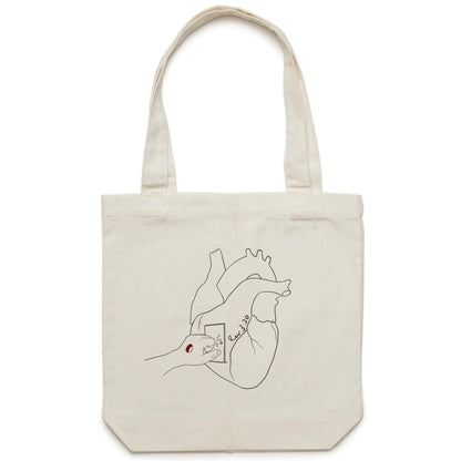 Knock Knock - Canvas Tote Bag