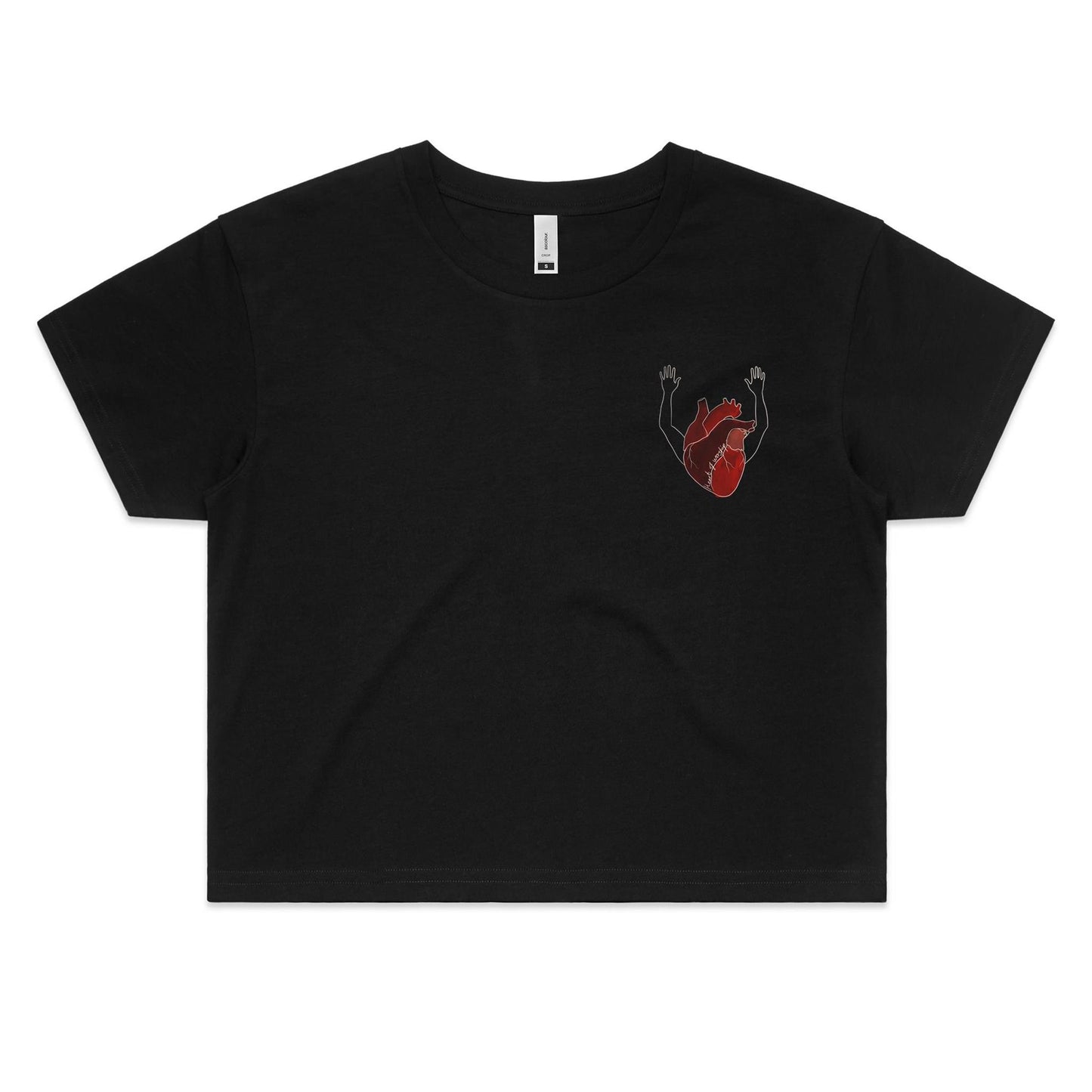 Heart + Arms of Worship - Women's Crop Tee