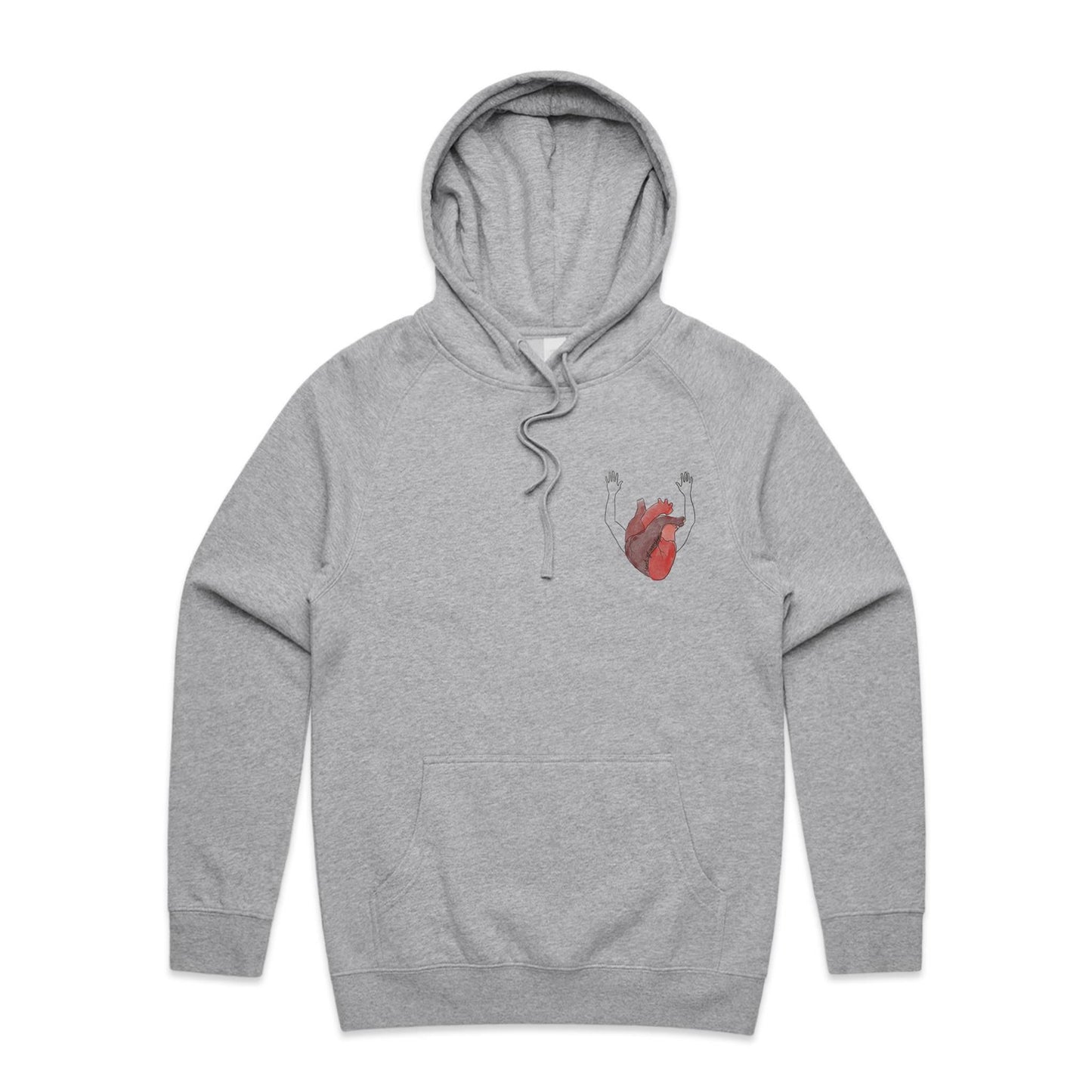 Heart + Arms of Worship - Men's Hoodie