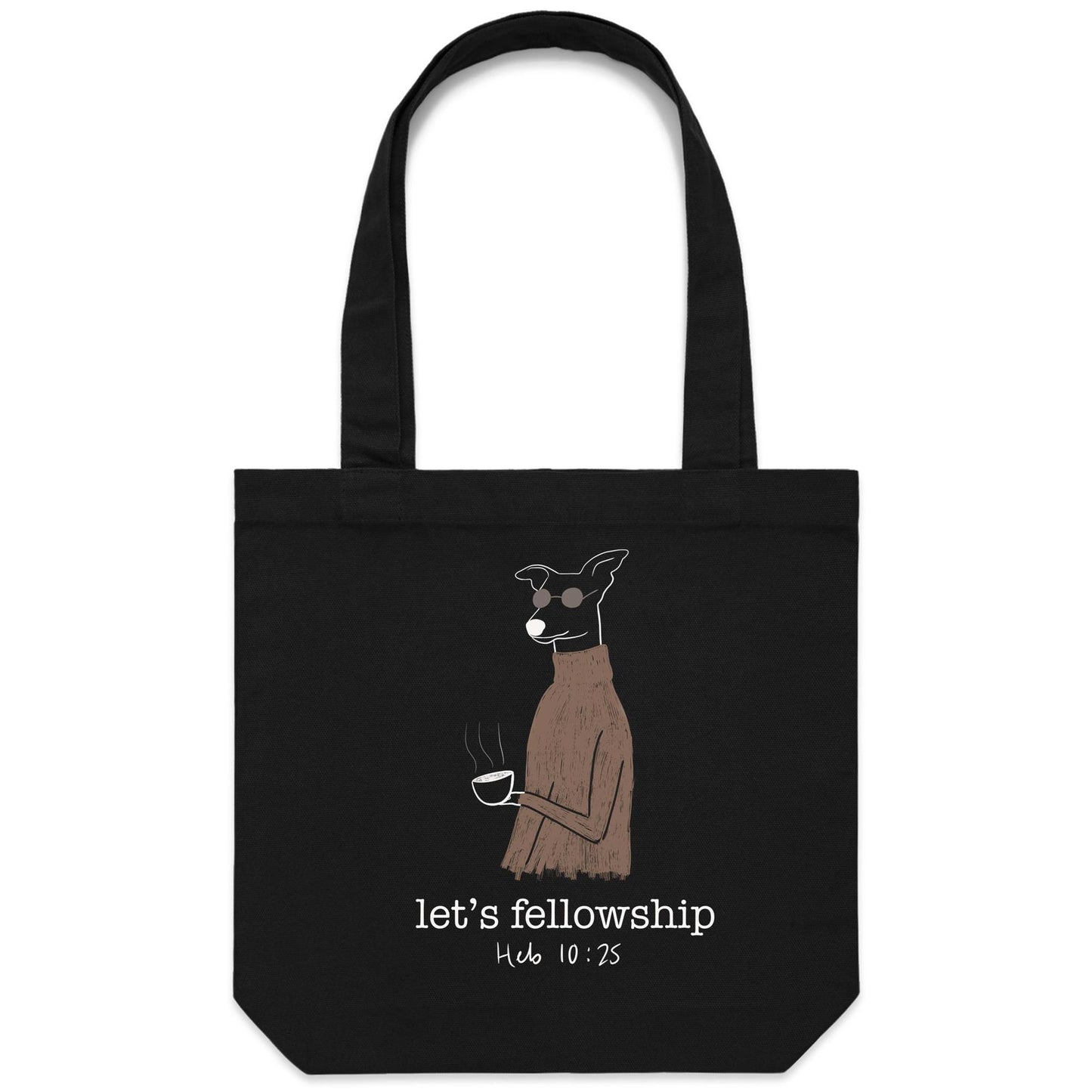 Let's Fellowship - Canvas Tote Bag