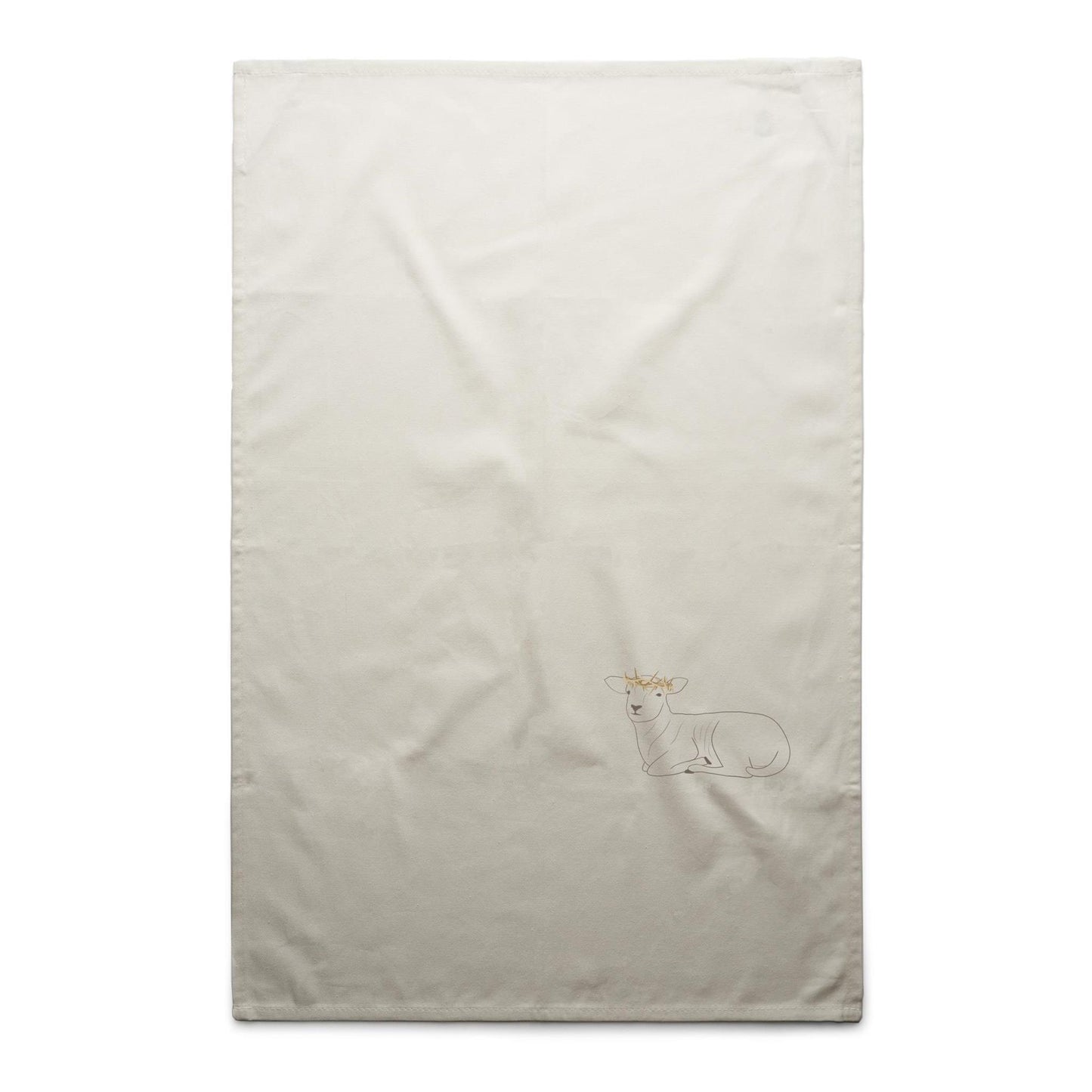 Crowned Lamb - Tea Towel