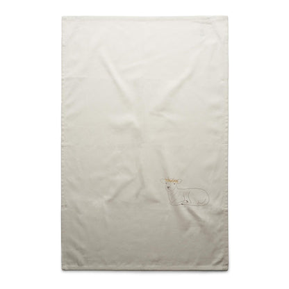 Crowned Lamb - Tea Towel