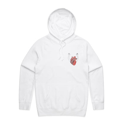 Heart + Arms of Worship - Men's Hoodie