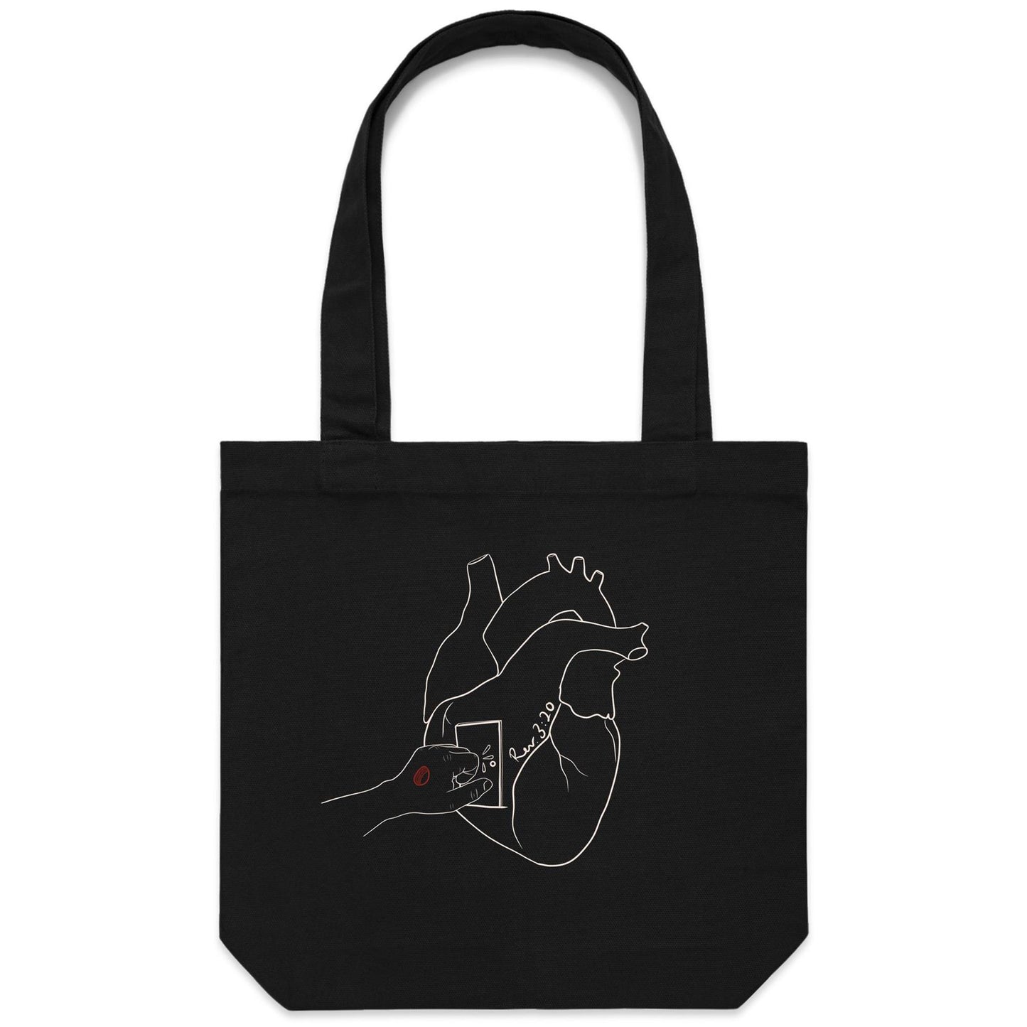 Knock Knock - Canvas Tote Bag