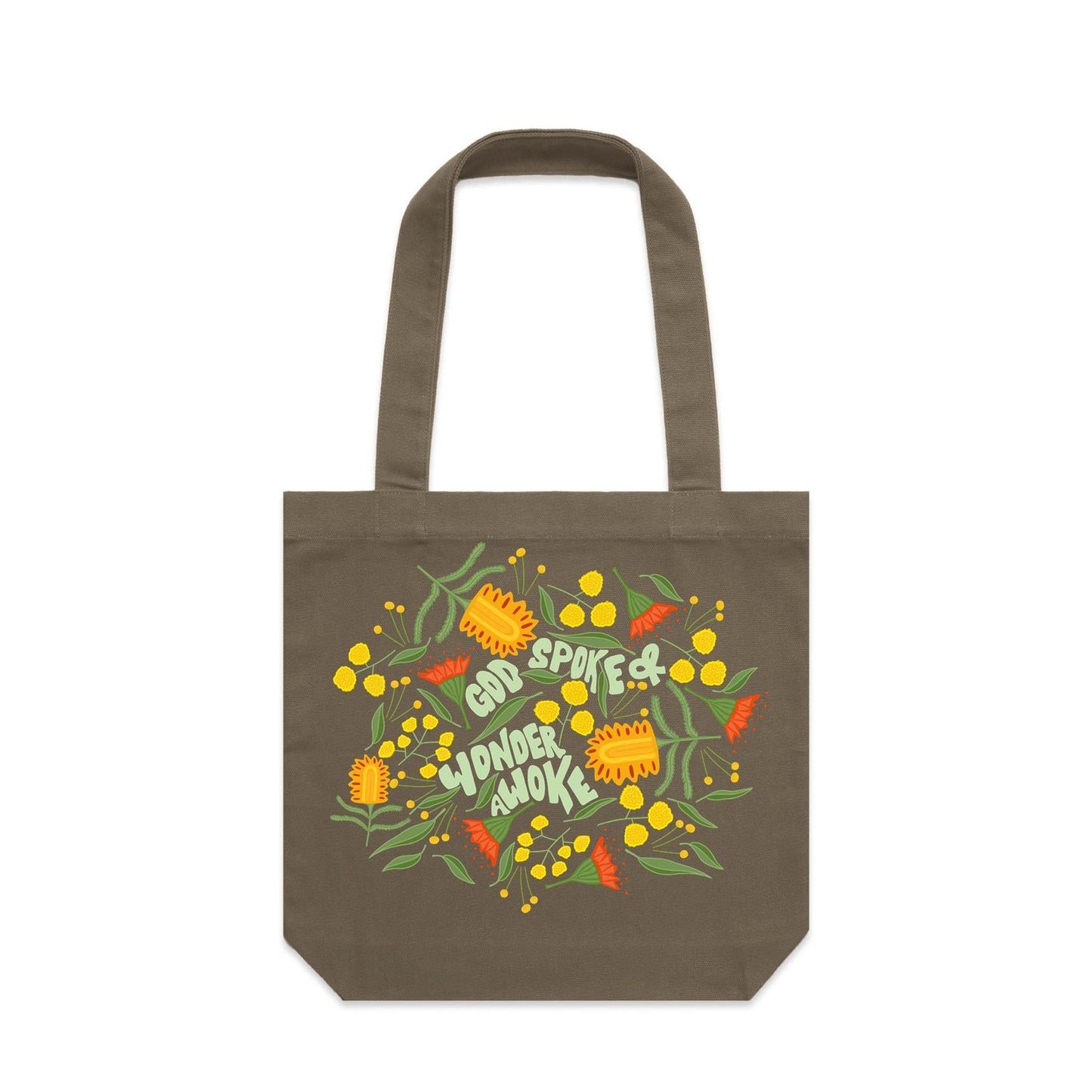 Wonder Awoke Blooms - Canvas Tote Bag