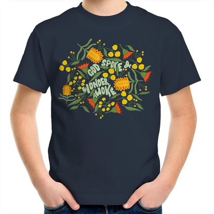 Wonder Awoke Blooms - Kids Tee