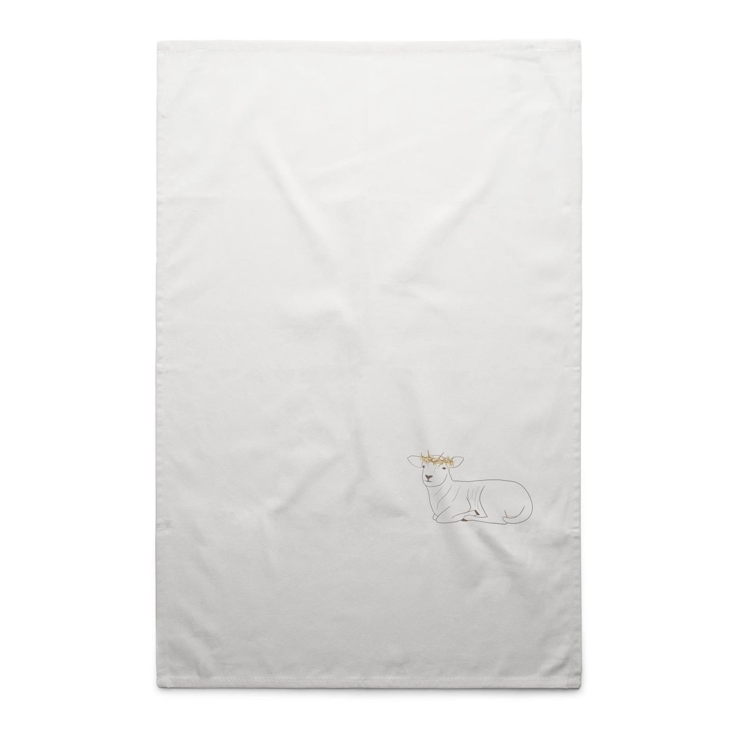 Crowned Lamb - Tea Towel