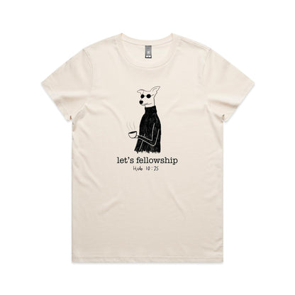 Let's Fellowship - Women's Staple Tee