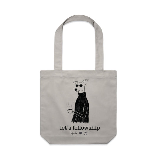 Let's Fellowship - Canvas Tote Bag