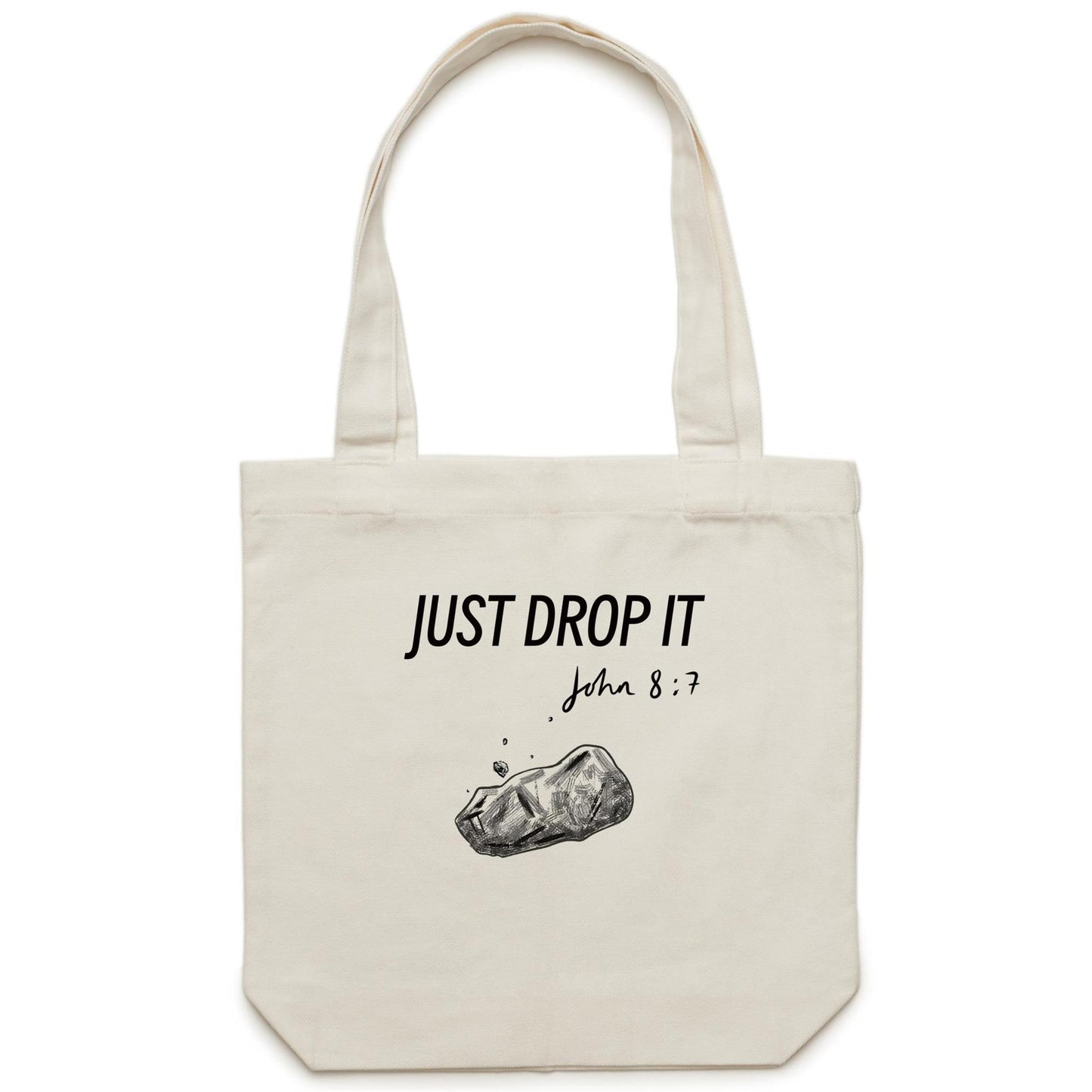 Just Drop It - Canvas Tote Bag