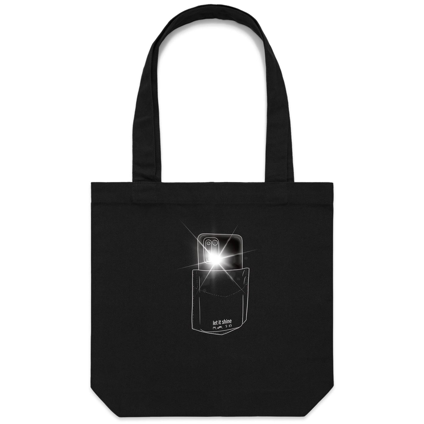 Let It Shine - Canvas Tote Bag